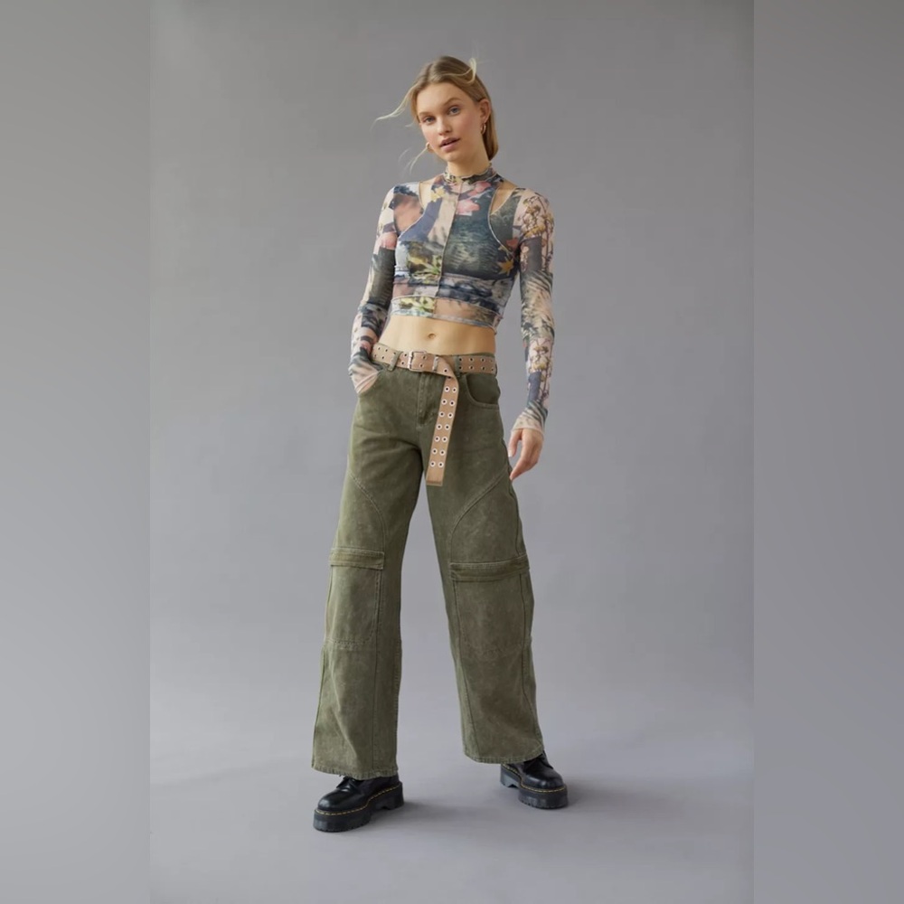 BDG Low-Rise Seamed Cargo Jean